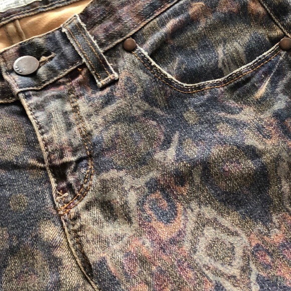 Free People printed denim - Picture 2 of 2